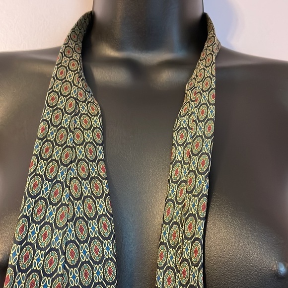 Christian Dior Monsieur Silk Tie Geometric Pattern - Picture 12 of 14